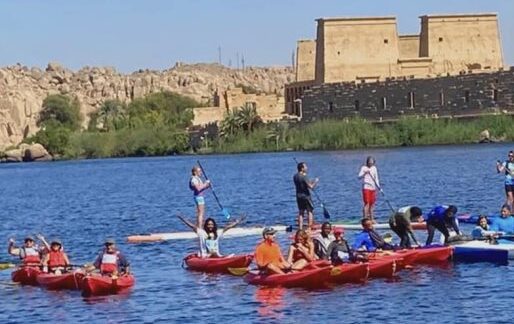 Kayak in Aswan in the Nile