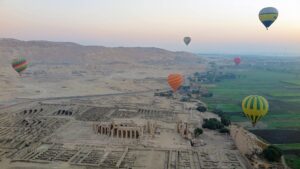 Hot air balloon in Luxor